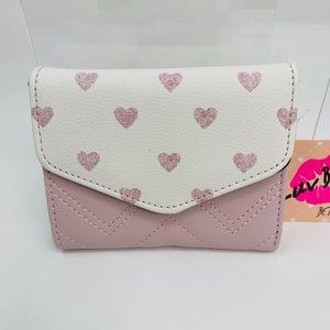 Luv Betsey by Betsey Johnson Pink with Hearts Wallet